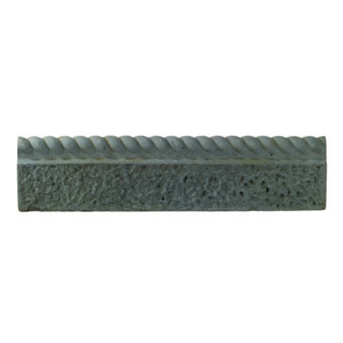 Bradstone 600 x 150 x 50mm Rustic Rope Top Edging Old Granite Pack of 38