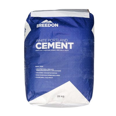 Breedon White Portland Cement 25Kg