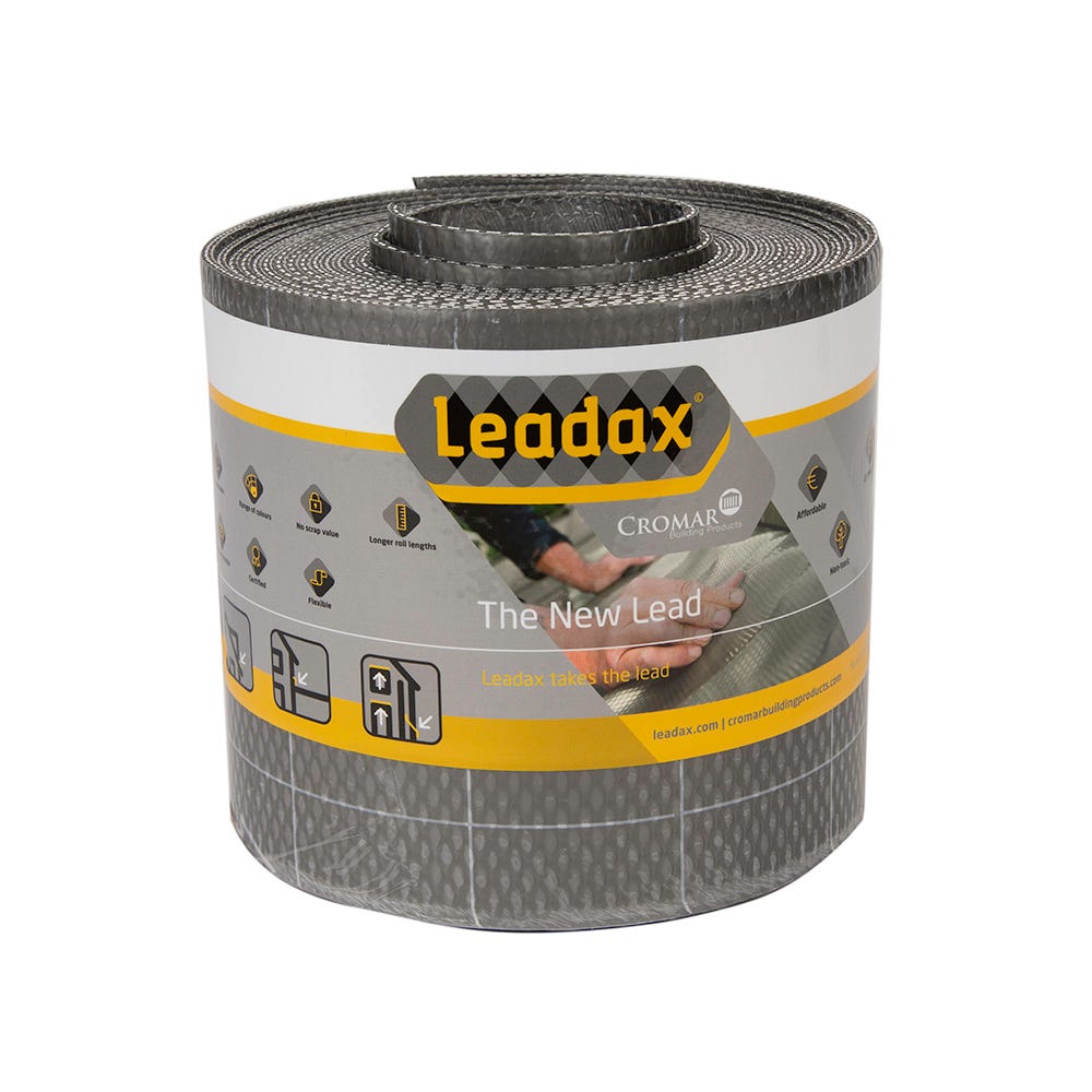 150mm Leadax Grey Lead Replacement Flashing 6m