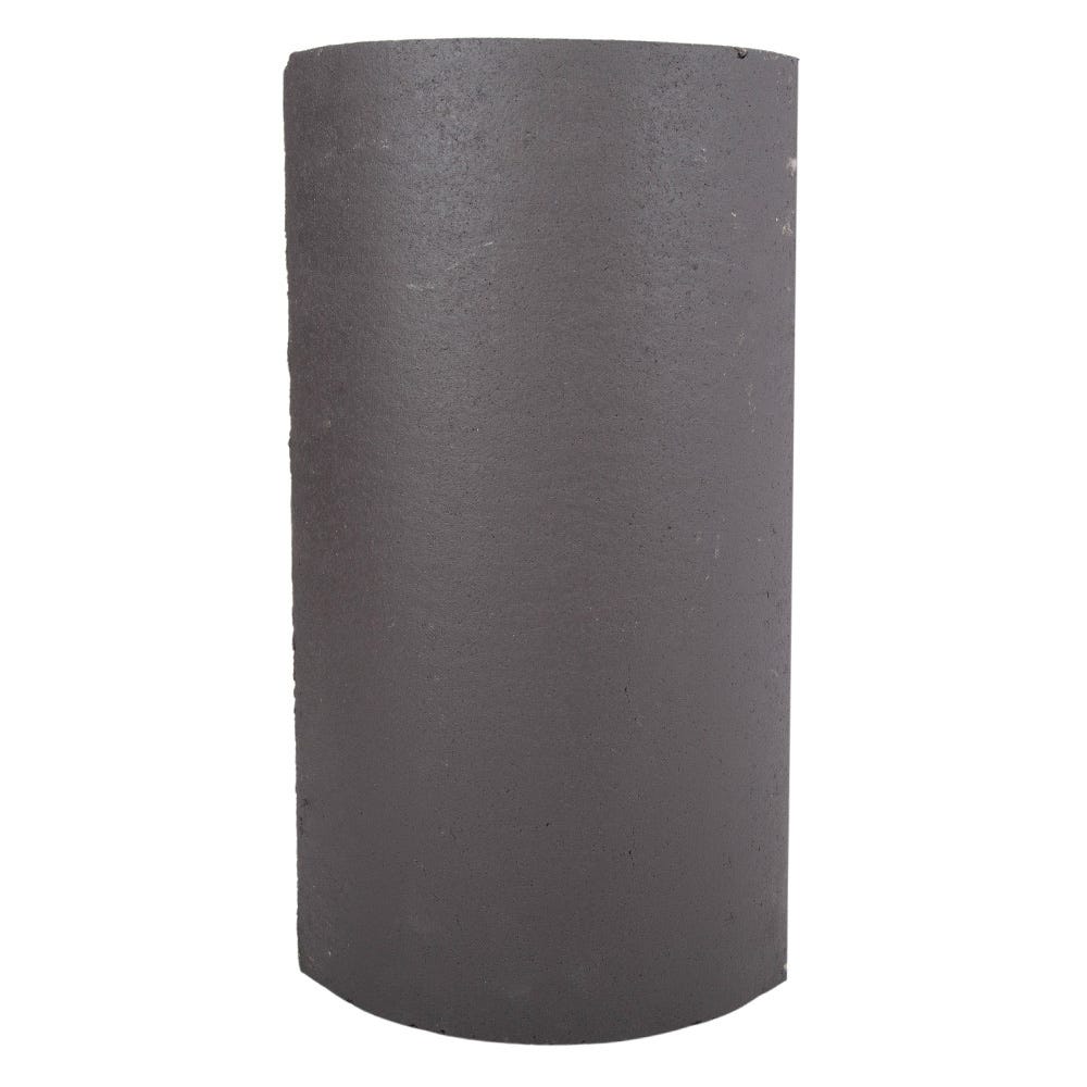 Marley Segmental Half Round Ridge Tile Grey 457mm x 248mm