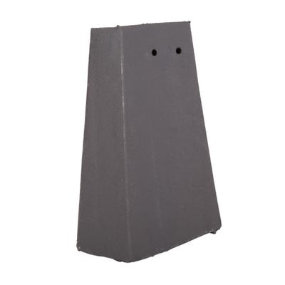 Marley External Angle Tile Concrete Right Hand Smooth Grey 90° 267mm x 167mm