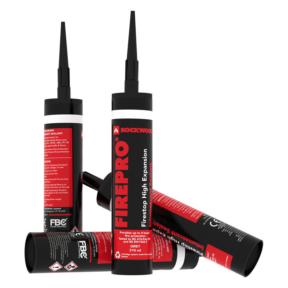 Product image for Rockwool High Expansion Intumescent Sealant 310ml