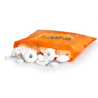 Alukap-XR White Fixing Buttons Pack of 10