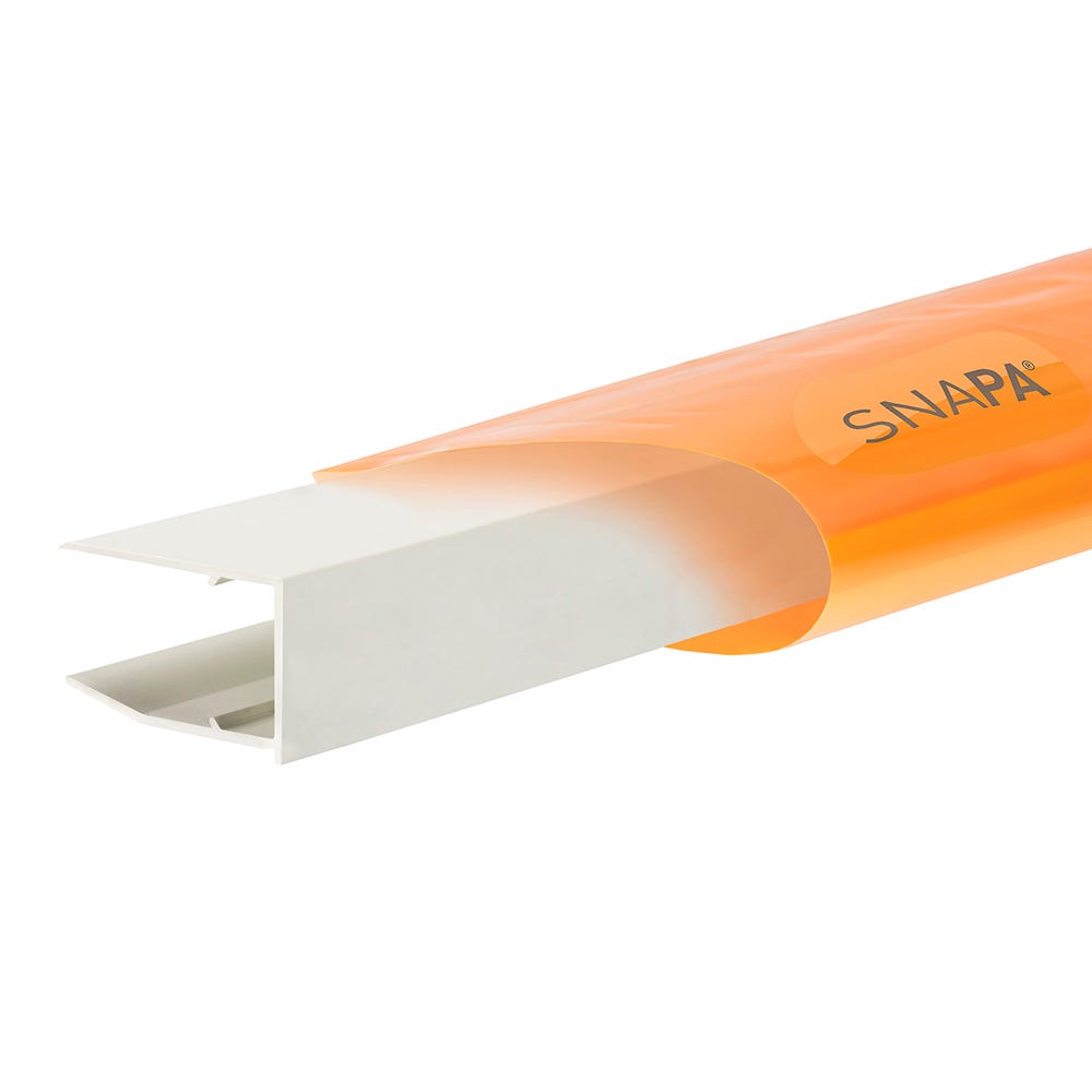 Snapa 16mm PVC Drip Trim White 2100mm