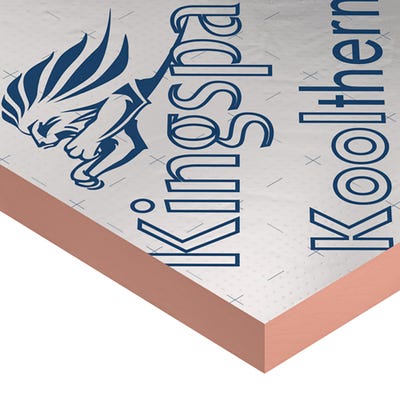 40mm Kingspan Kooltherm K107 Pitched Roof Board 2400mm x 1200mm (8' x 4')