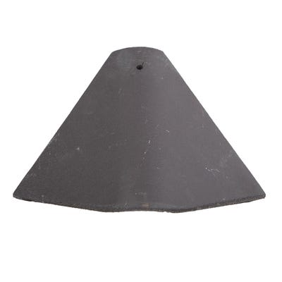 Marley Bonnet Hip Tile Concrete Smooth Grey 35-50° 338mm x 273mm