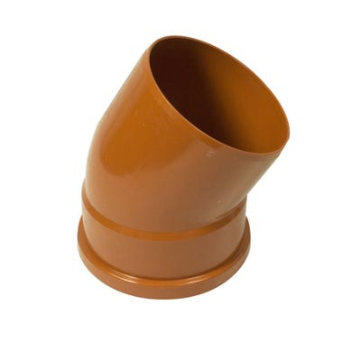 110mm FloPlast Underground 30° Bend Single Socket