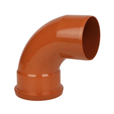 110mm FloPlast Underground 87.5° Bend Single Socket