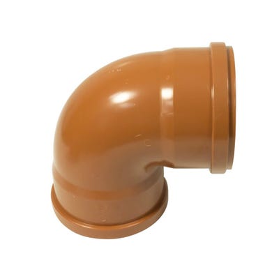160mm FloPlast Underground 87.5° Bend Double Socket