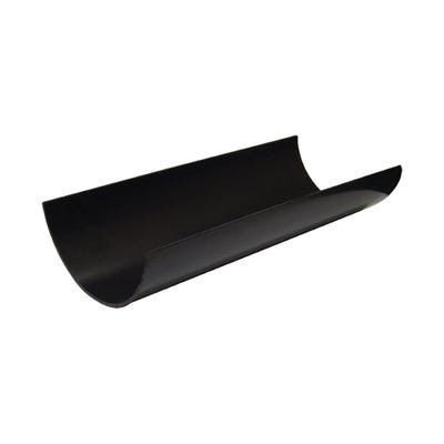 112mm FloPlast Half Round Gutter 4000mm Black