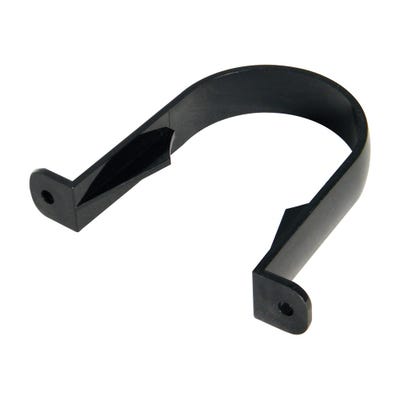 68mm FloPlast Round Downpipe Bracket Black