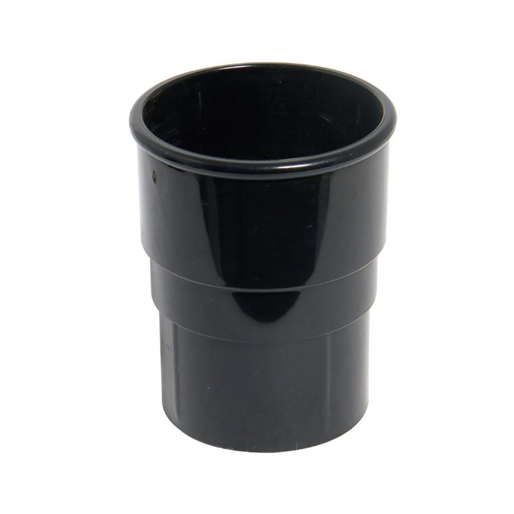 Image of FloPlast 68mm Black Round Downpipe Socket