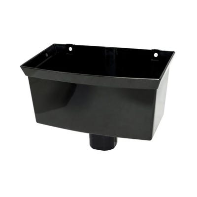 65mm-68mm FloPlast Universal Hopper Black