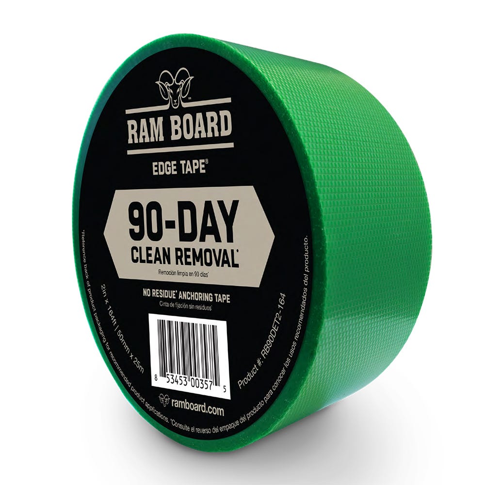 50mm x 50m Ram Board 90 Day Clean Removal Edge Tape
