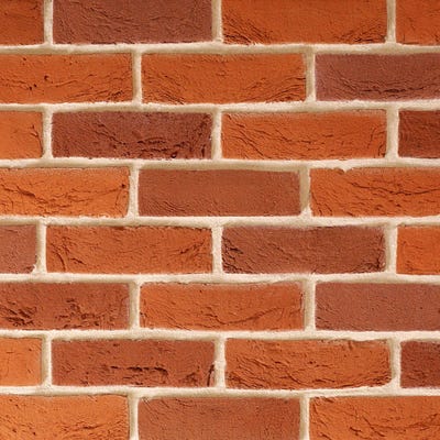 TBS Fine Textured Handmade Red Blend Brick Pack of 625