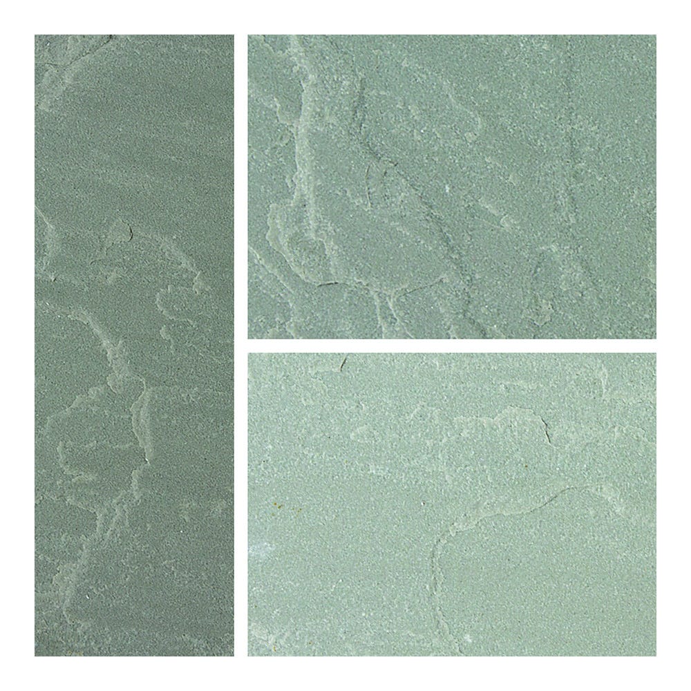 Bradstone 600 x 600 x 22mm Natural Sandstone Paving Silver Grey Pack of 40 (14.9m²)