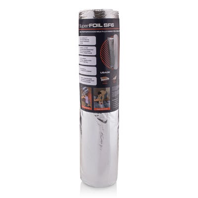 1200mm x 10m x 30mm SuperFOIL SF6 Multi Layer Foil Insulation