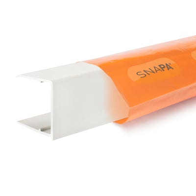 Snapa 25mm PVC Drip Trim White 2.1m