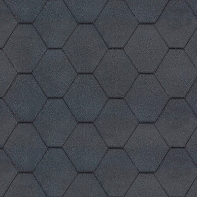 Hexagonal Roofing Shingles 3m2 Black