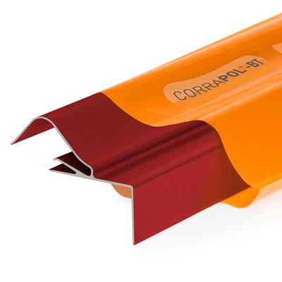 2m Corrapol-BT Rock n Lock Gable Flashing