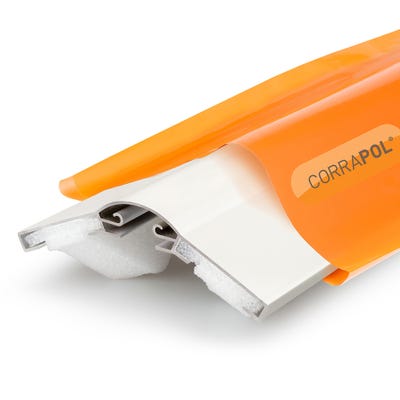 Corrapol Aluminium Super Ridge Bar Set White