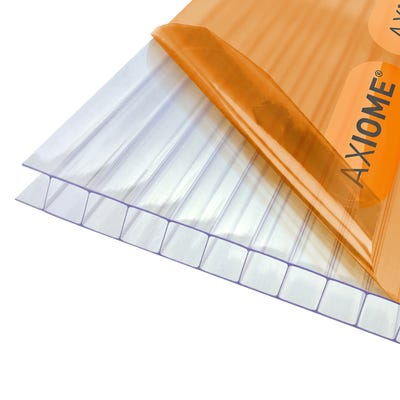 10mm Axiome Clear Twinwall Polycarbonate 1050 x 3500mm