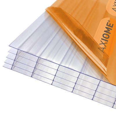 25mm Axiome Clear Multiwall Polycarbonate 690 x 2000mm