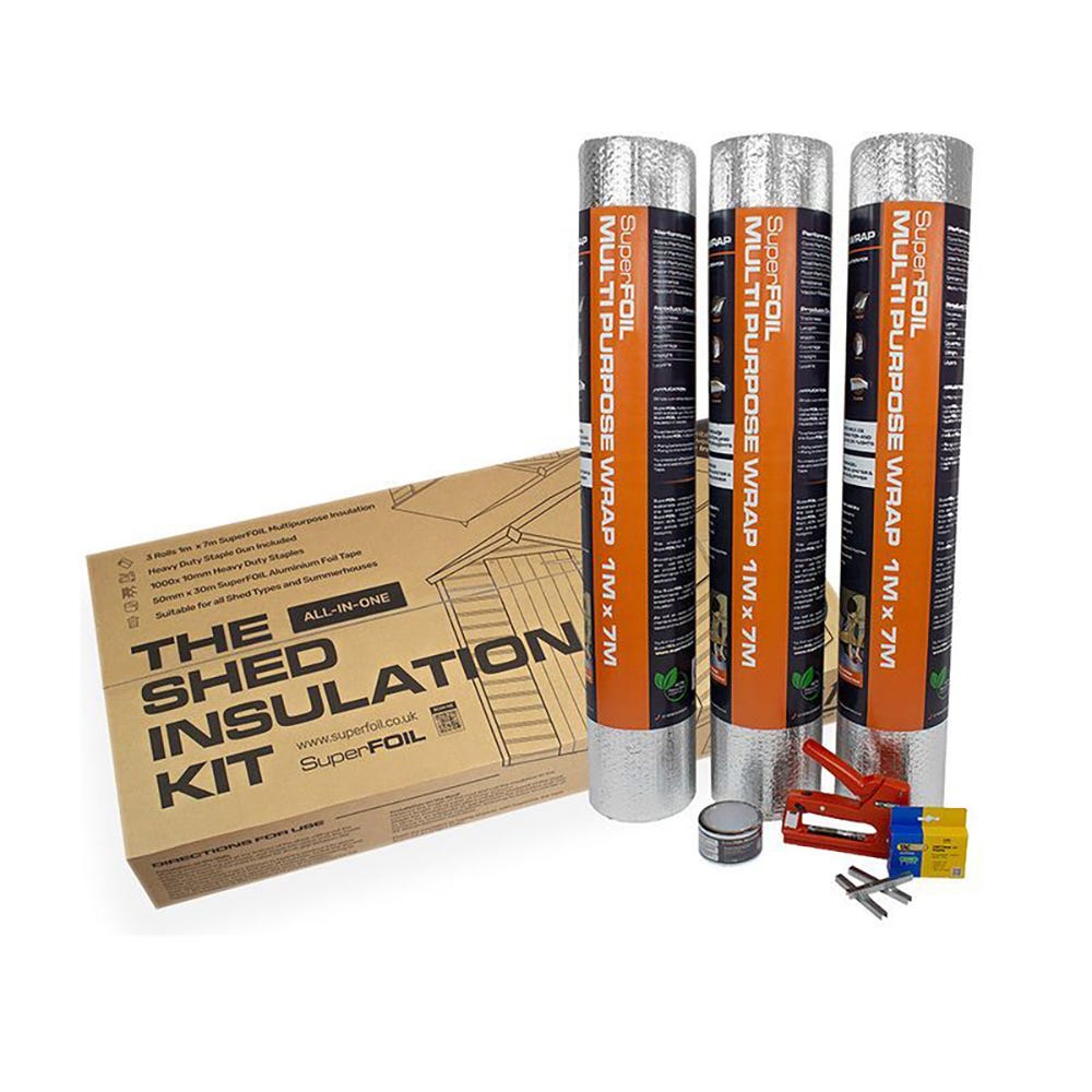 1000mm x 7m SuperFOIL Shed Insulation Kit