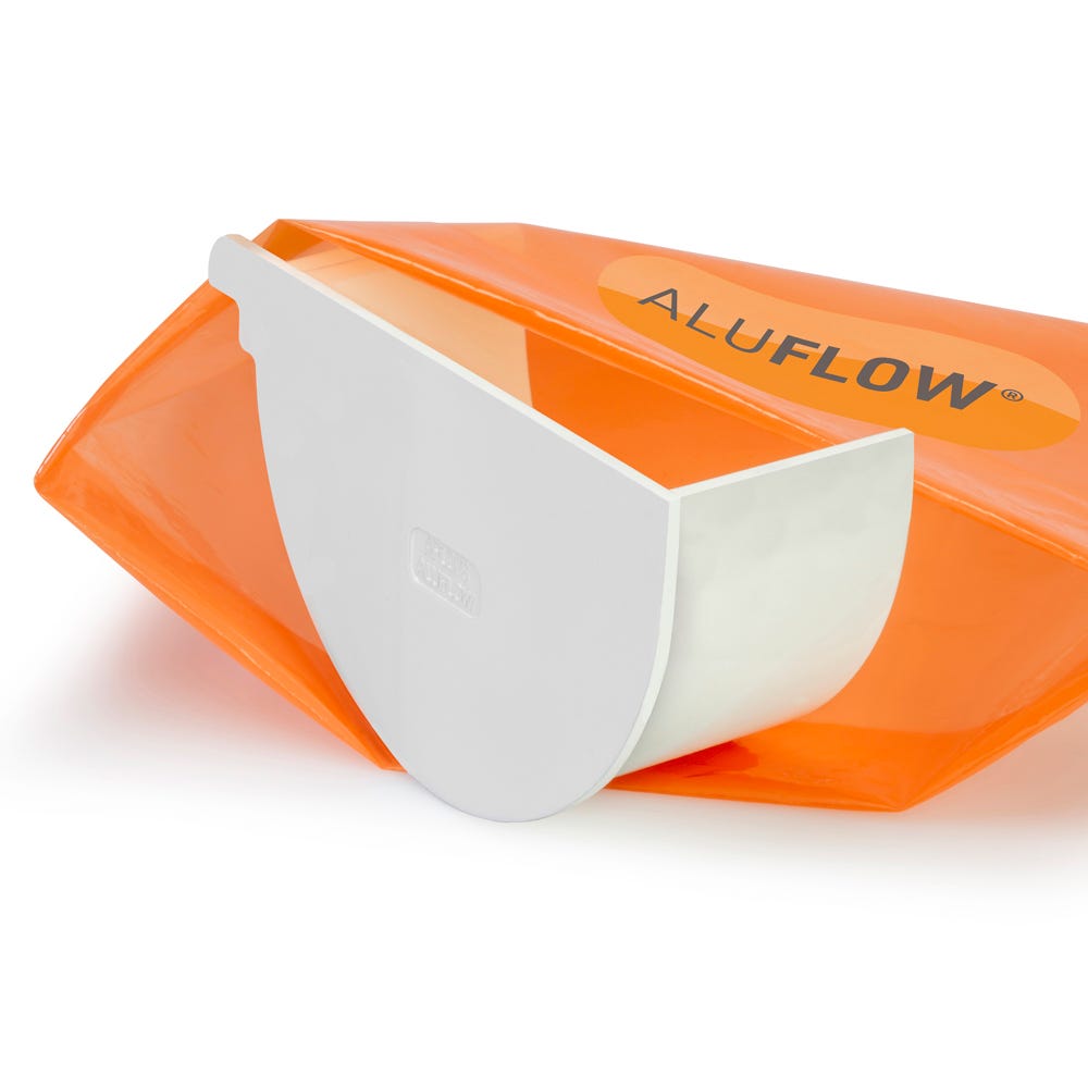 Aluflow Gutter Deepflow RH Stopend