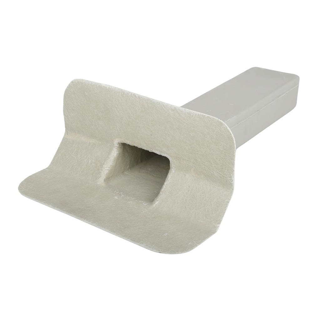 Cromar Pro GRP Through Wall Parapet Outlet Trim