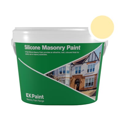 K Paint Silicone Masonry Paint Cream 18kg NCS 1015-Y20R
