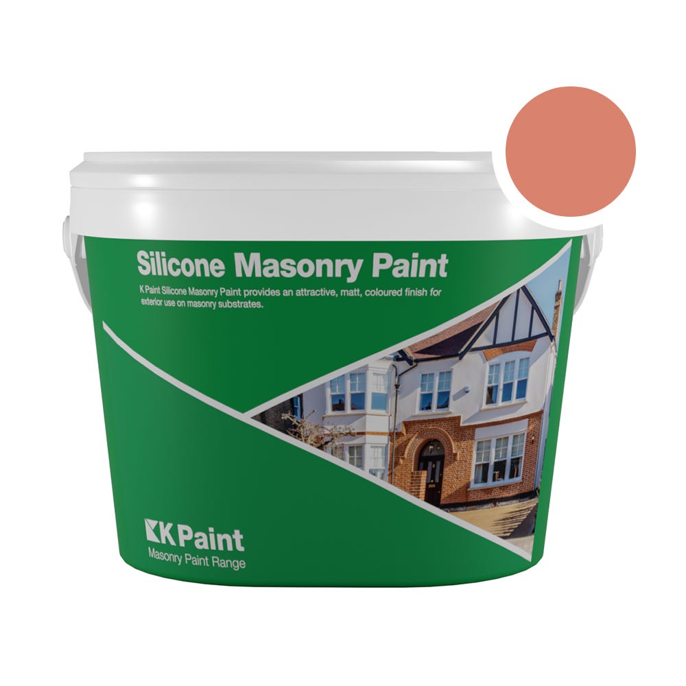 K Paint Silicone Masonry Paint Terracotta 18kg NCS 3040-Y80R