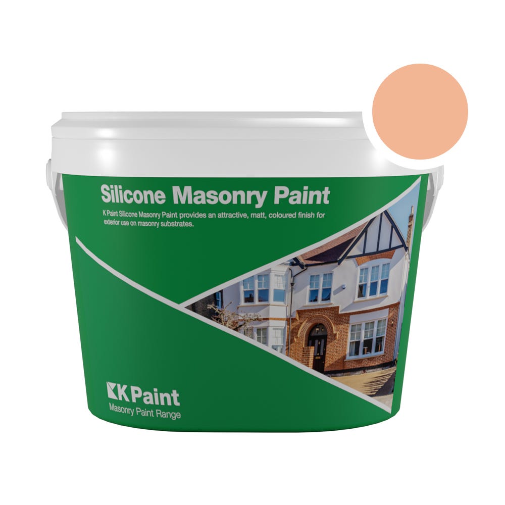 K Paint Silicone Masonry Paint Sandstone 18kg NCS 2020-Y50R