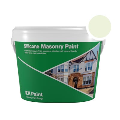 K Paint Silicone Masonry Paint Green 18kg NCS 1010-G30Y