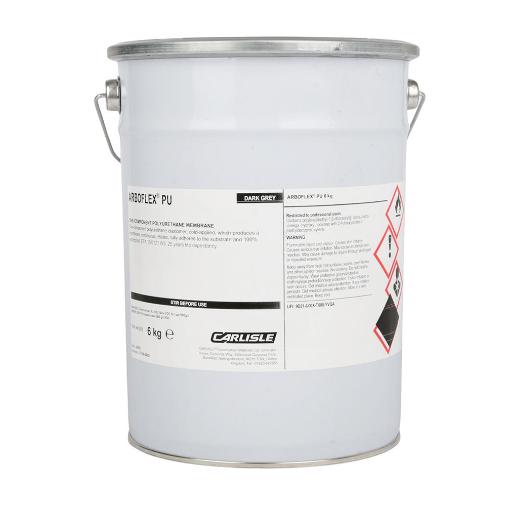 ARBOFLEX PU Liquid Waterproofing Grey 6kg