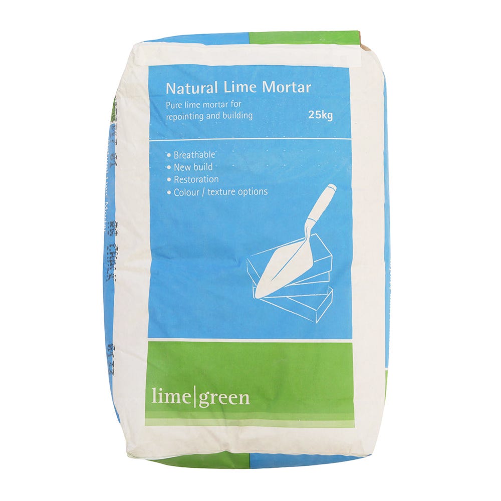 Lime Green RG Natural Lime Mortar Chalk 25kg