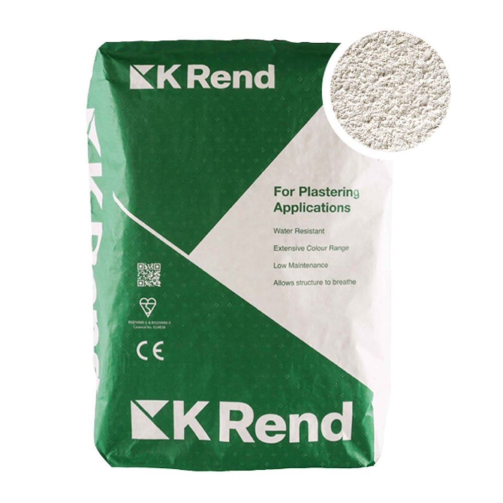 K Rend Silicone K1 Champagne Scraped Render Coat 25kg Pallet of 40