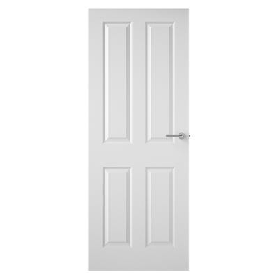 Premdor White Primed Moulded Woodgrain 4 Panel Fire Door 1981 x 686 x 44mm