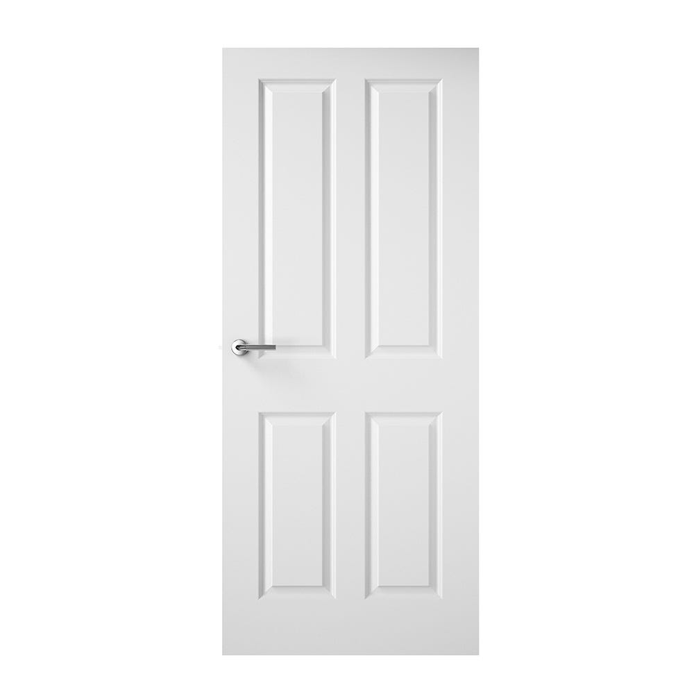 Premdor White Primed Moulded 4 Panel Fire Door 1981 x 838 x 44mm