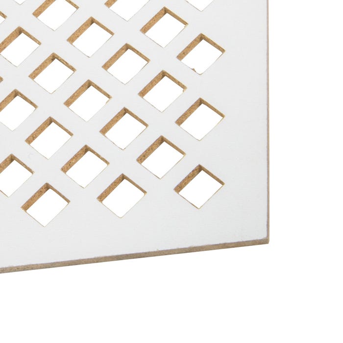 MDF White Dedalo Radiator Panel 1830mm x 600mm