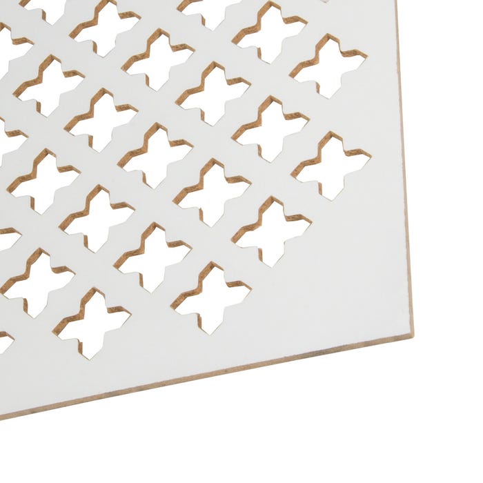 MDF White Gotico Radiator Panel 1830mm x 600mm