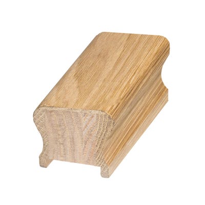 41mm Richard Burbidge White Oak HDR Handrail 3600mm WOHDR3600/41