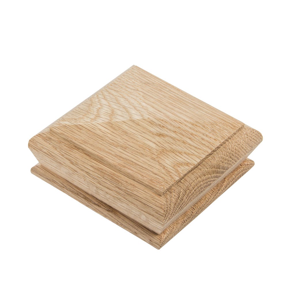 Richard Burbidge White Oak Pyramid Newel Cap WONC7