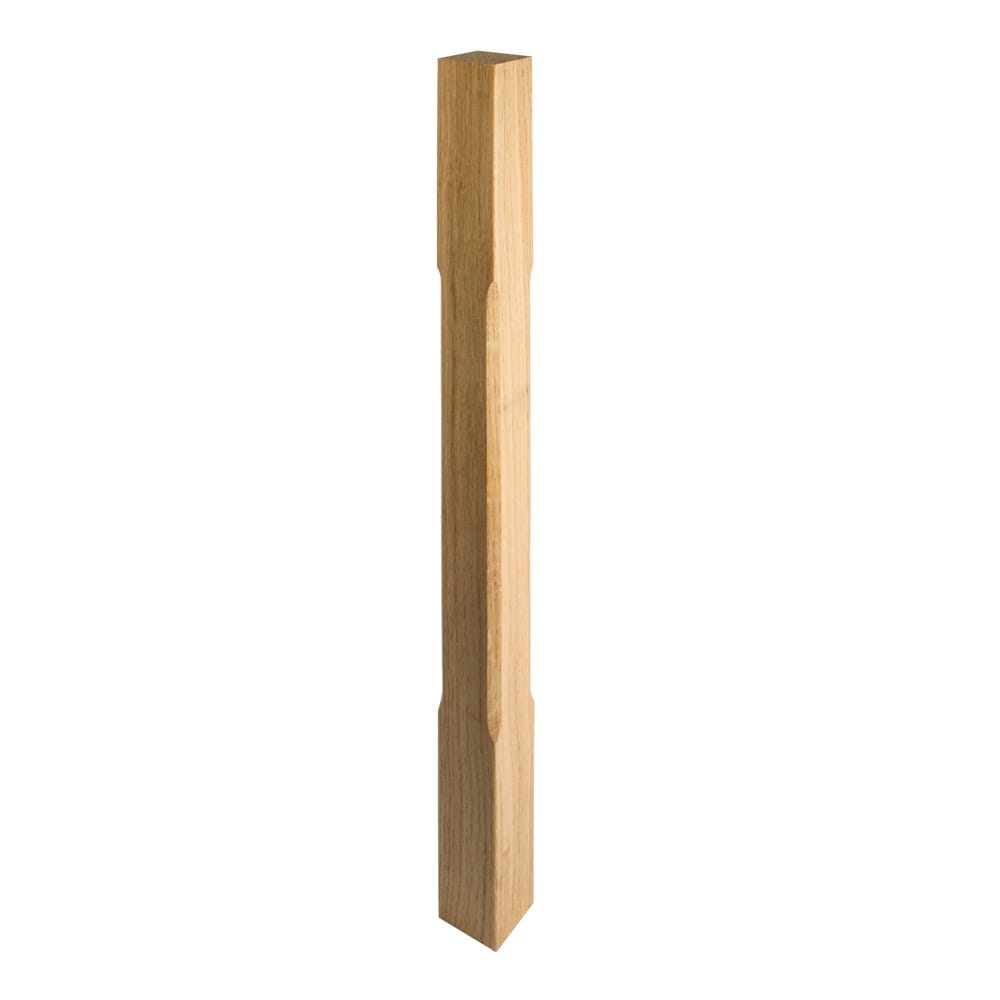 41mm Richard Burbidge White Oak Stop Chamfer Spindle 900mm WOSC090