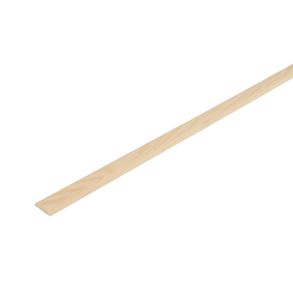 18mm x 4mm Richard Burbidge Pine D Shape Moulding COV6005