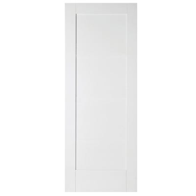 Jeld-Wen Internal White Primed Shaker 1 Panel Door