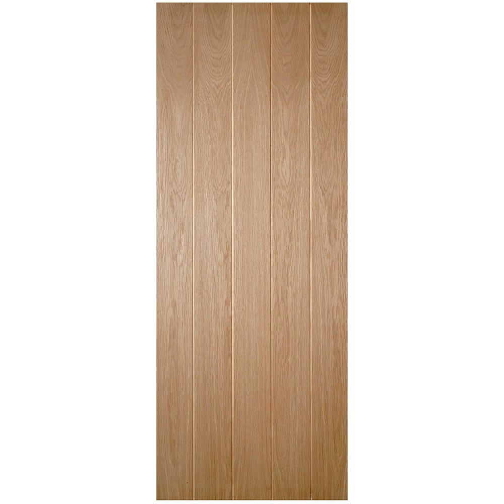 Deanta Oak Galway 5 Panel FD30 Fire Door 1981 x 838 x 44mm