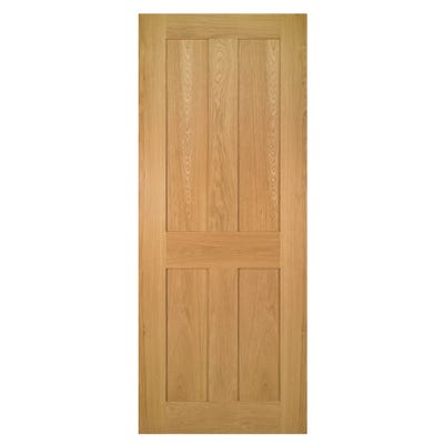 Deanta Internal Oak Eton Shaker 4 Panel Door