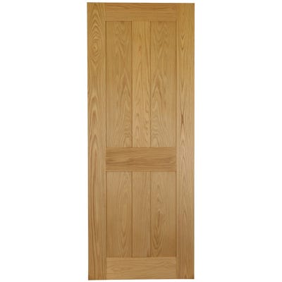 Deanta Internal Oak Eton Shaker 4 Panel Door 1981 x 762 x 35mm