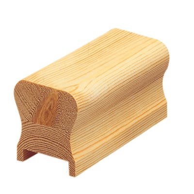 41mm Richard Burbidge Pine HDR Handrail 3600mm HDR3600/41P